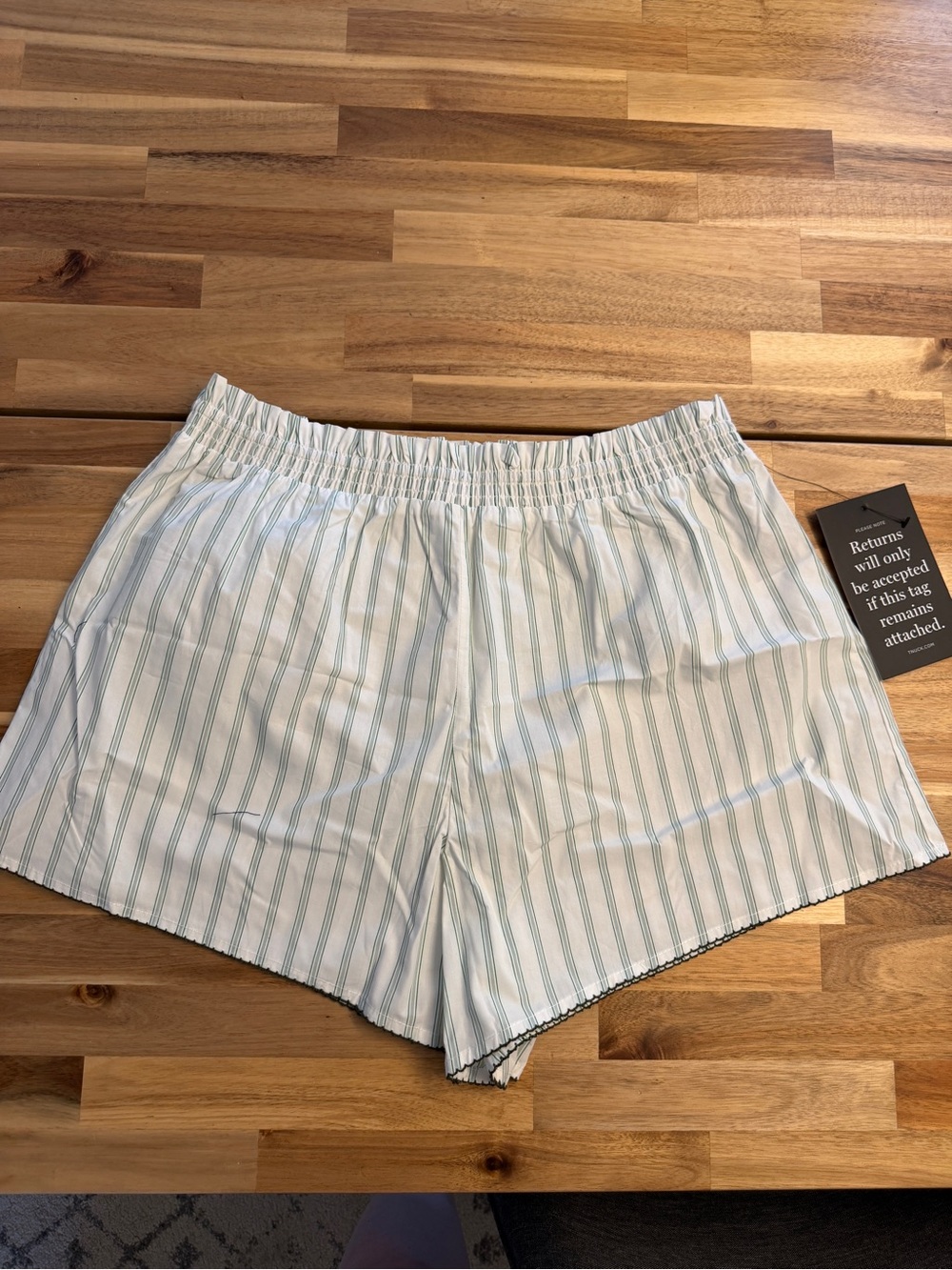 Tuckernuck Green Stripe Whipstitch Sandy Short